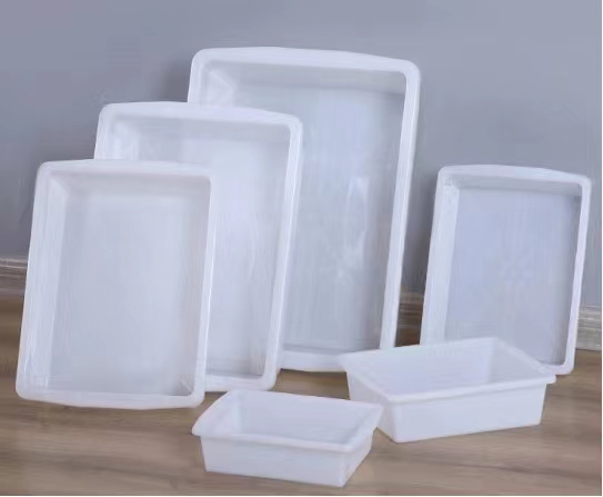 青�u海�r冰�雠栝L方形塑料收餐盆洗菜餐�d酒店使用