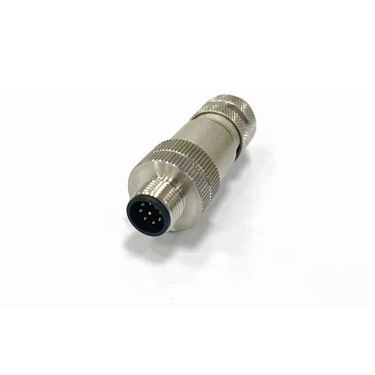 M12-8針直頭自接線纜全金屬屏蔽焊接式KYF12J8ZT