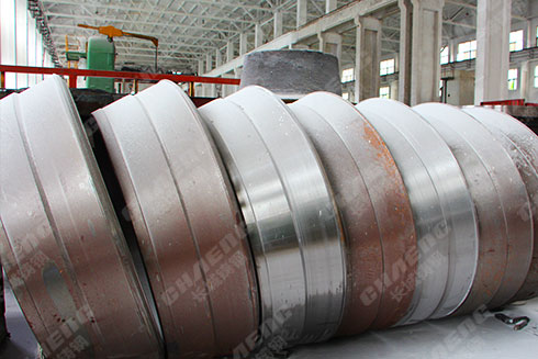 辊磨机辊套长城铸钢铸造厂供应大型铸钢辊套矿山机械配件厂