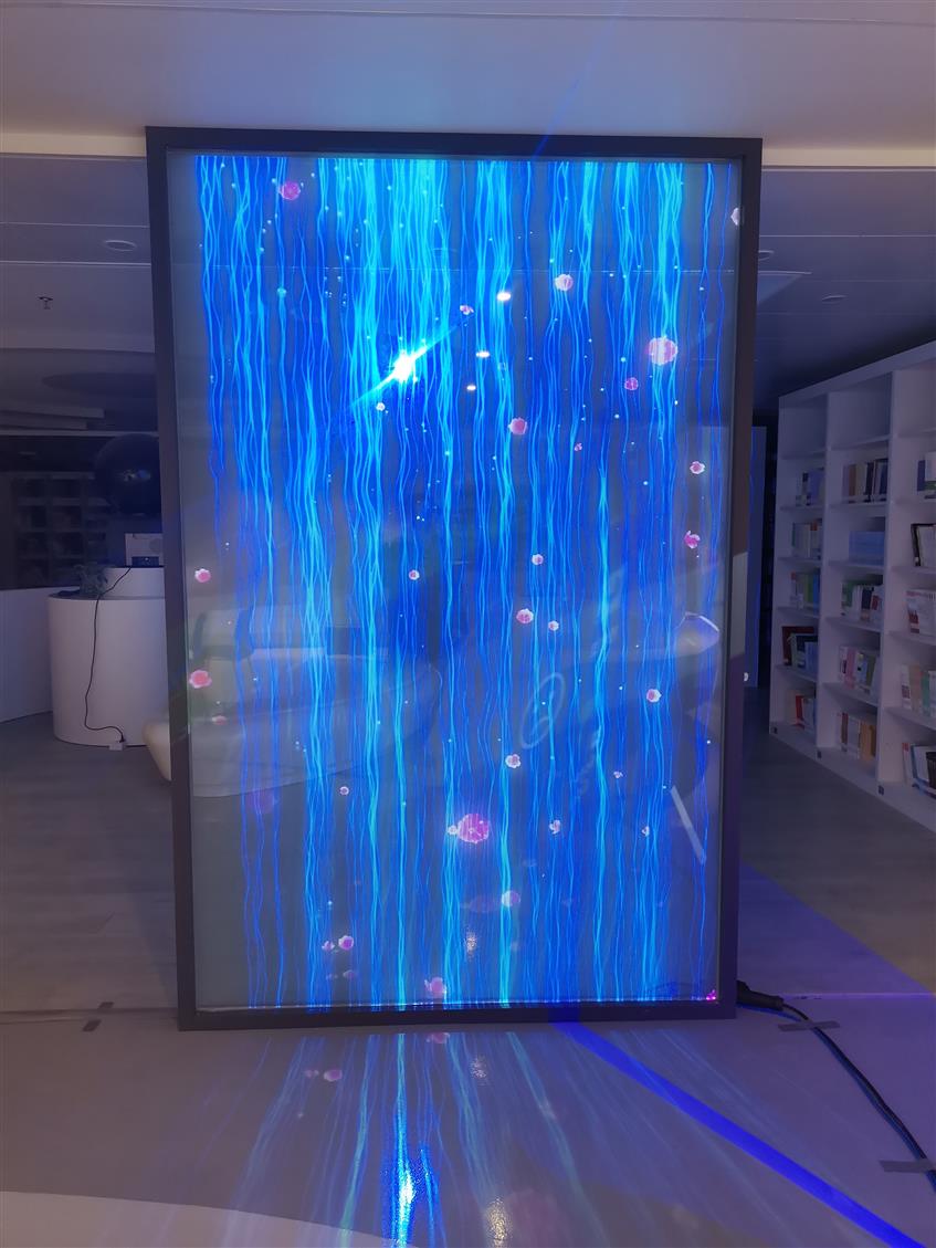 深圳全息投影膜互动展览展示玻璃橱窗秒变投影大屏幕